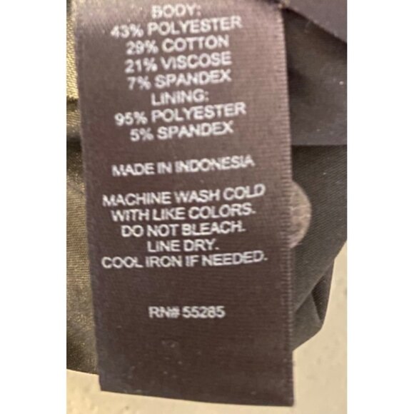 Express Grey Pencil Skirt Back Slit & Lined Size 6 - Picture 4 of 10